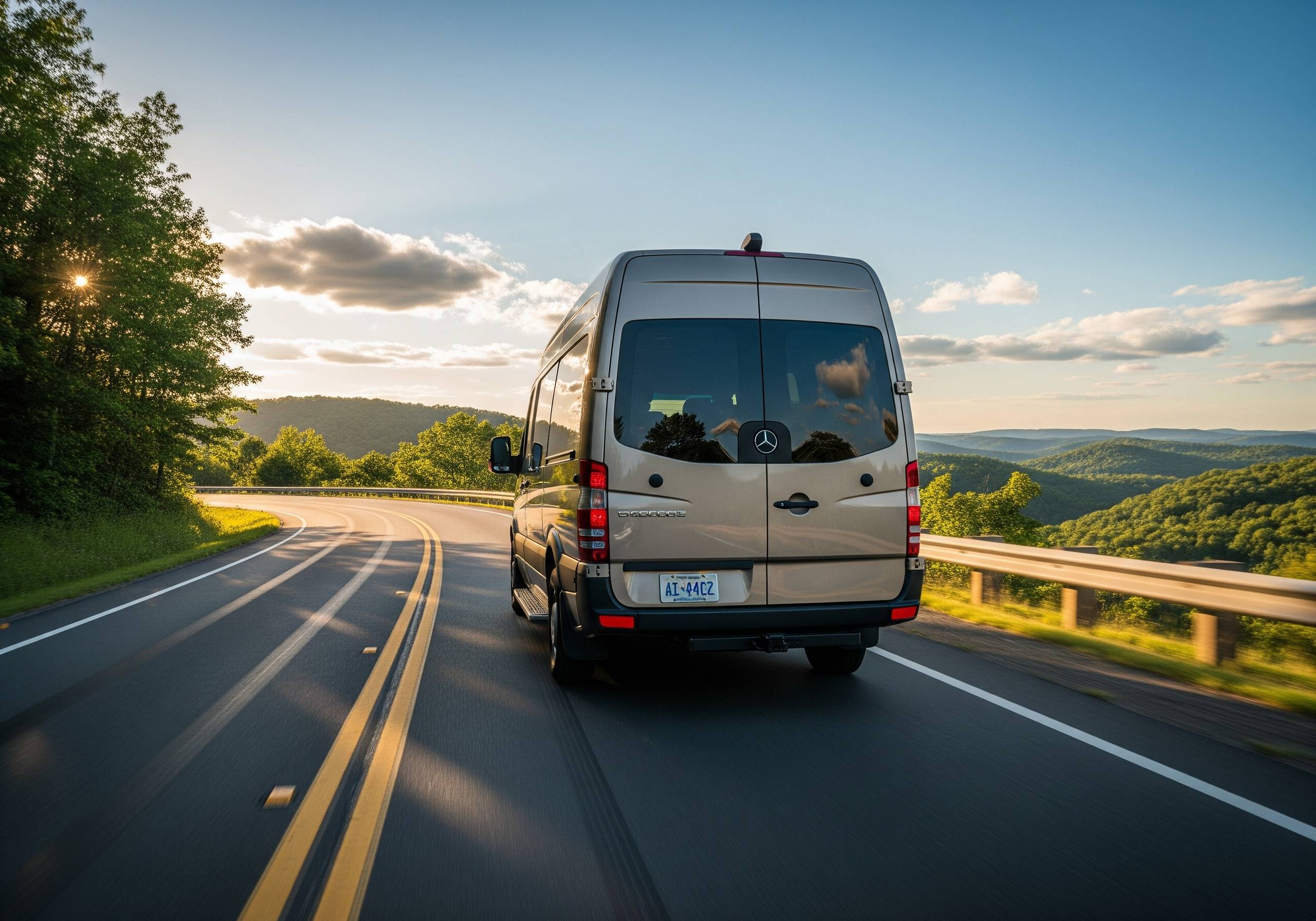 Van branca representando Empréstimo com Van em Garantia